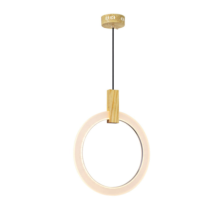 CWI Anello 1214p16-1-236 Pendant Light - White Oak
