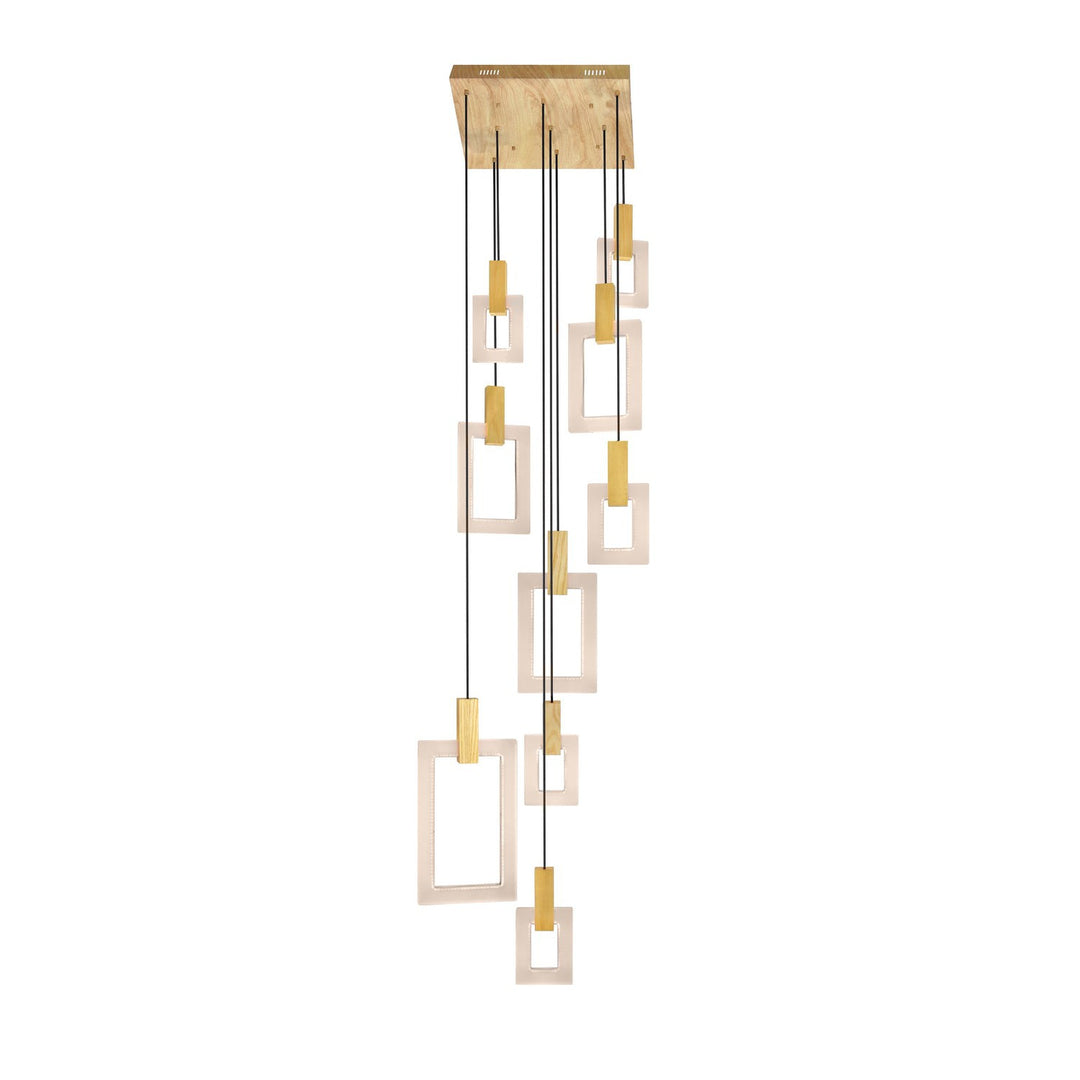 CWI Anello 1214p24-9-236-a Pendant Light - White Oak