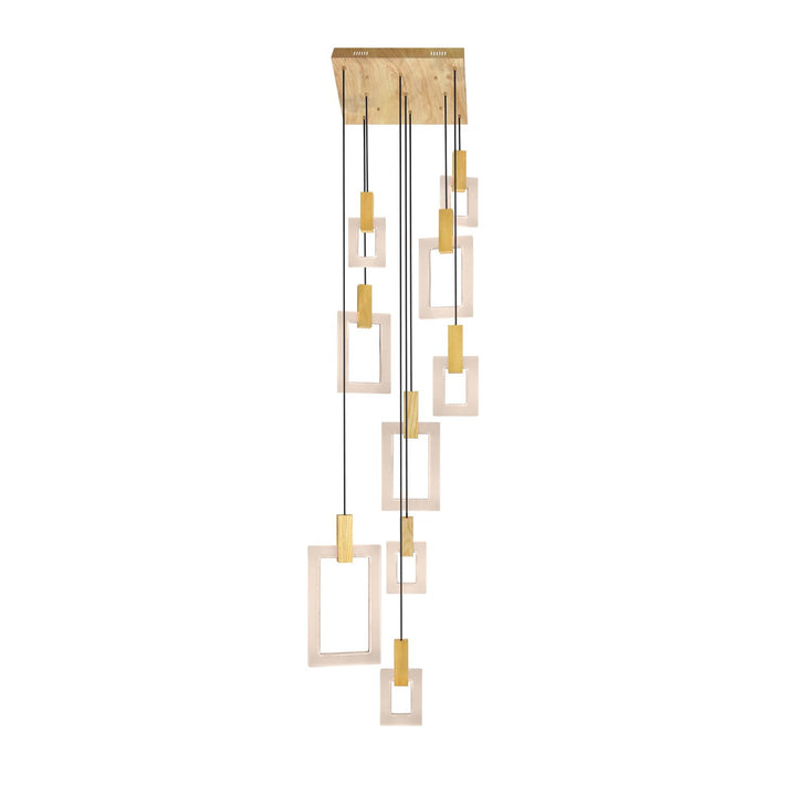 CWI Anello 1214p24-9-236-a Pendant Light - White Oak