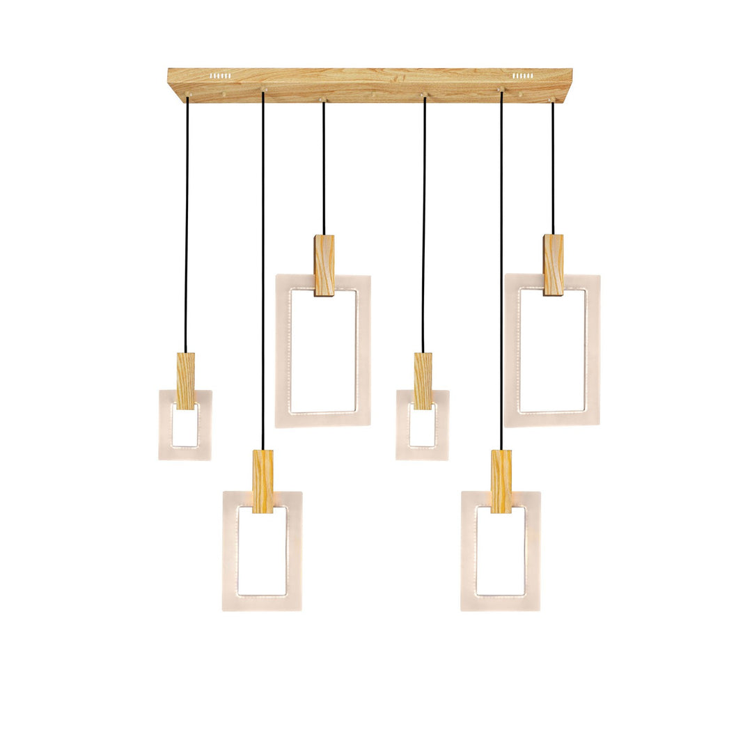 CWI Anello 1214p48-6-236-a-rc Pendant Light - White Oak