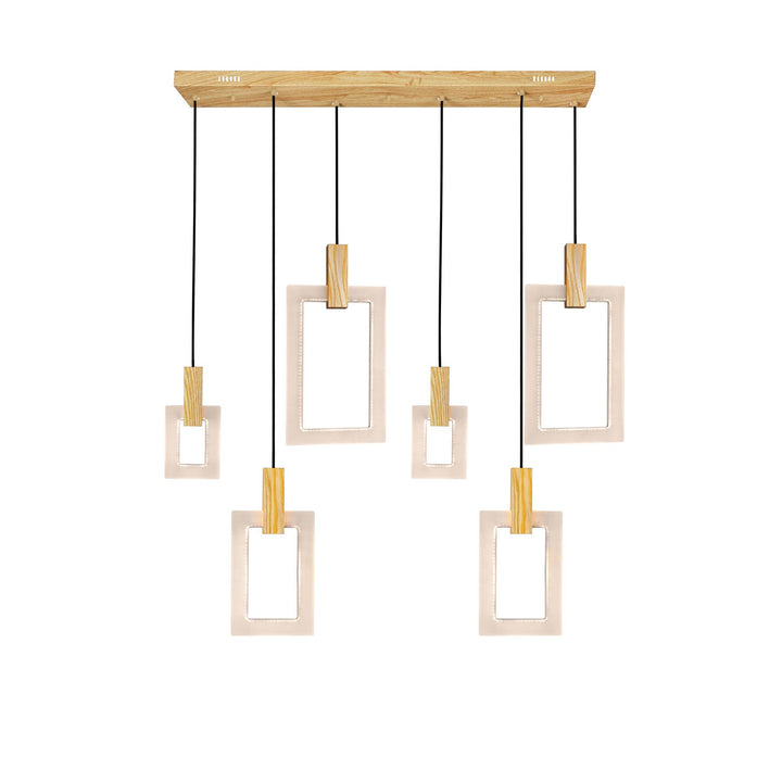 CWI Anello 1214p48-6-236-a-rc Pendant Light - White Oak