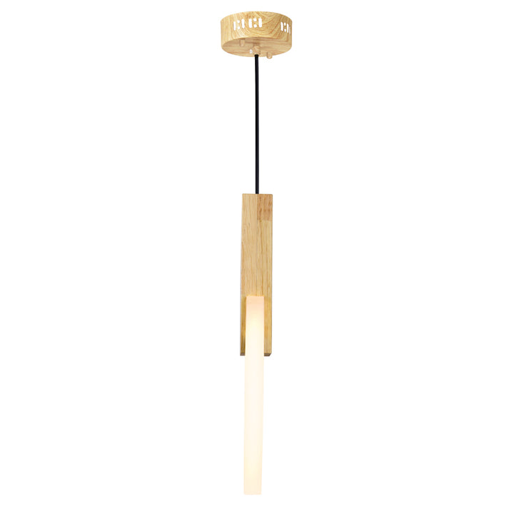 CWI Anello 1214p8-1-236 Pendant Light - White Oak