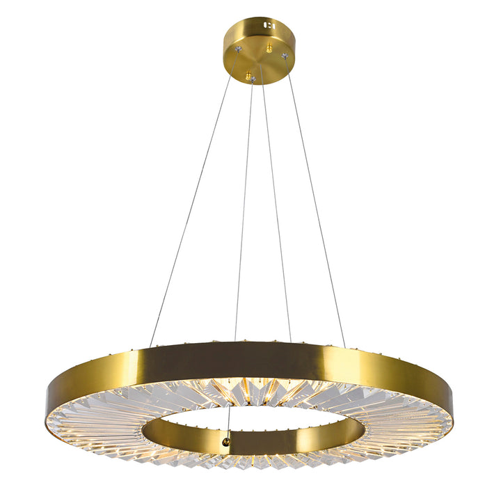 CWI Bjoux 1219p24-1-625 Chandelier Light - Brass