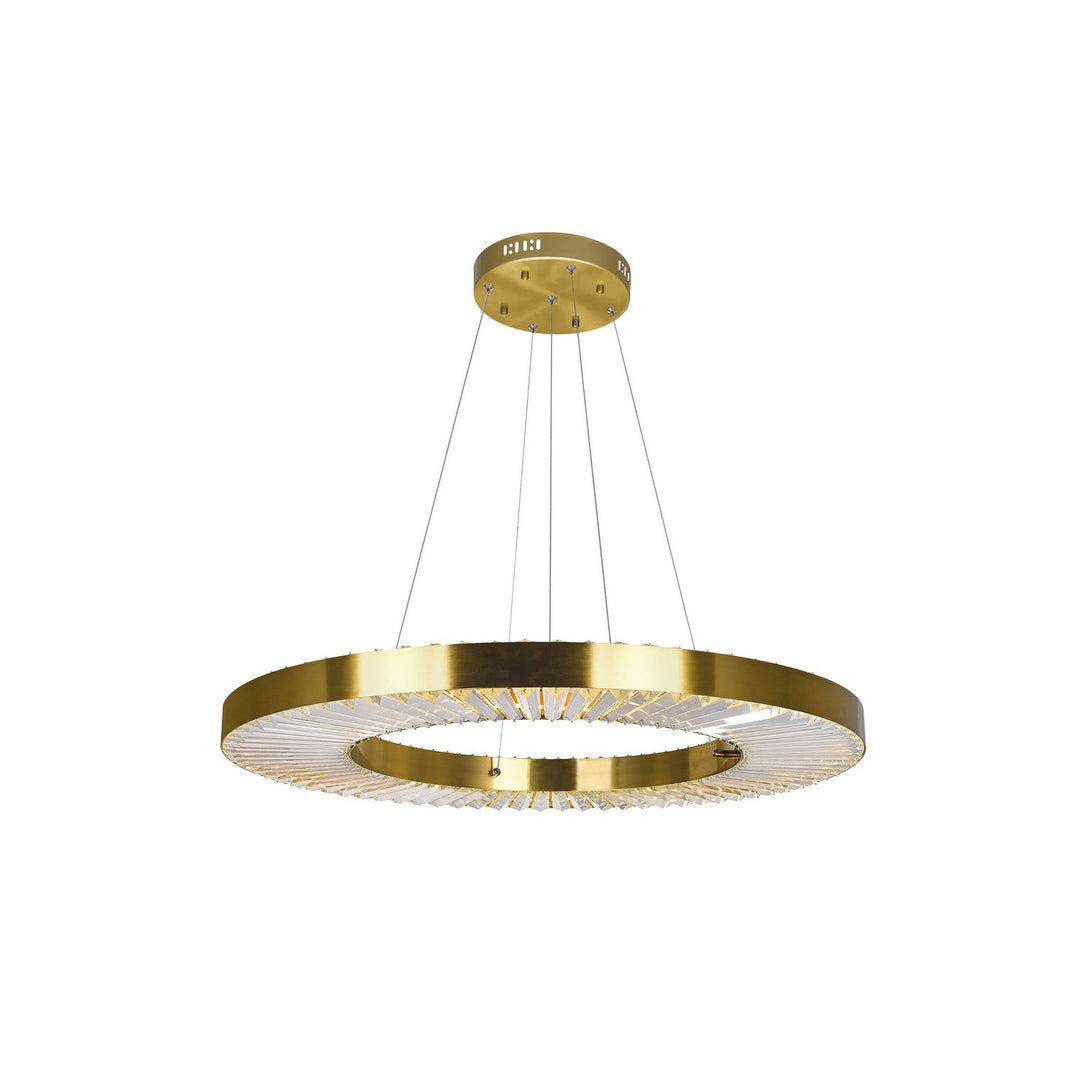 CWI Bjoux 1219p32-1-625 Chandelier Light - Brass