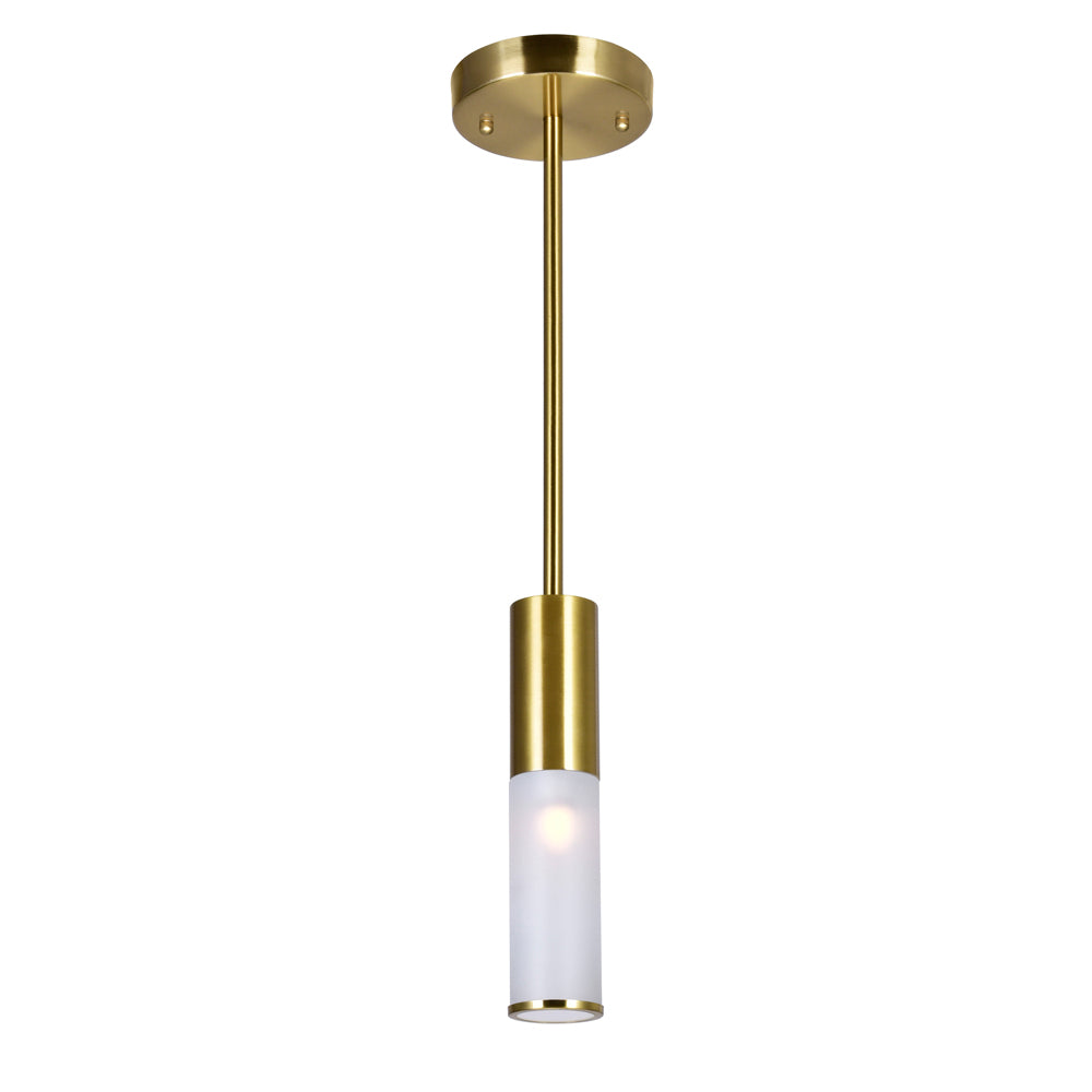 CWI Pipes 1221p5-1-625 Pendant Light - Brass
