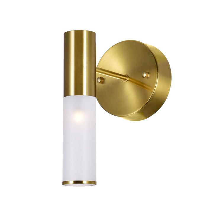 CWI Pipes 1221w7-1-625 Wall Sconce Light - Brass