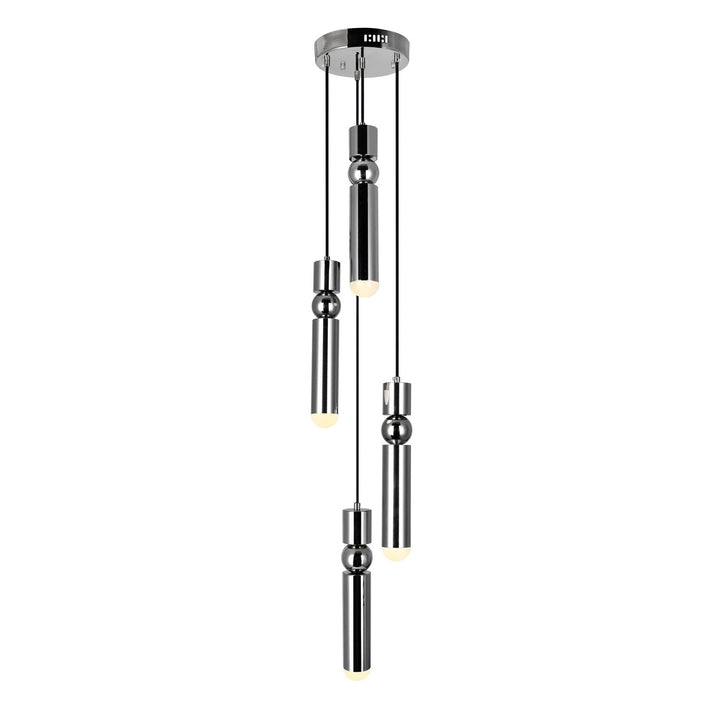 CWI Chime 1225p9-4-613 Pendant Light - Polished Nickel
