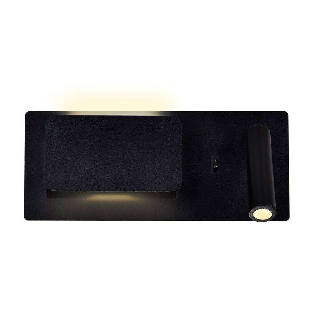 CWI Private I 1237w12-101 Wall Sconce Light - Matte Black