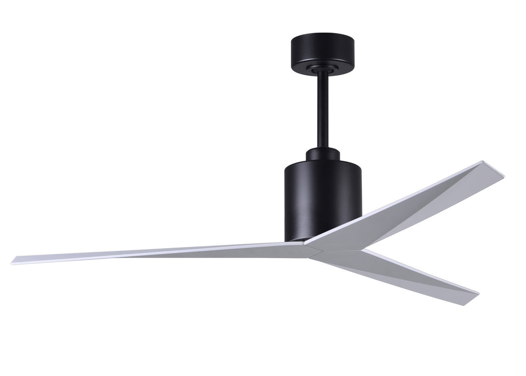 Matthews Fan Company Eliza EK-BK-WH Ceiling Fan 56 - Matte Black, Gloss White/