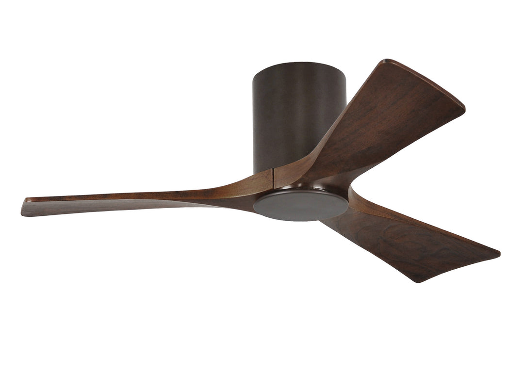 Matthews Fan Company Irene IR3HLK-TB-WA-42 Ceiling Fan 42 - Textured Bronze, Walnut Tone/