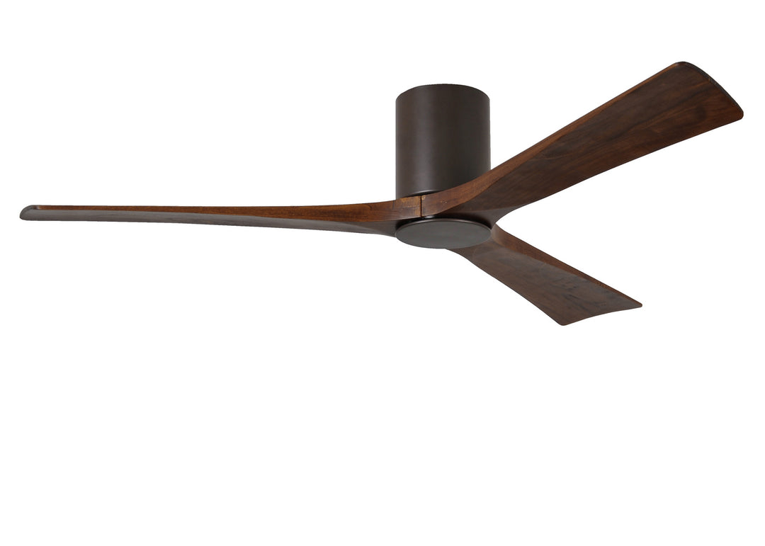 Matthews Fan Company Irene IR3HLK-TB-WA-60 Ceiling Fan 60 - Textured Bronze, Walnut Tone/