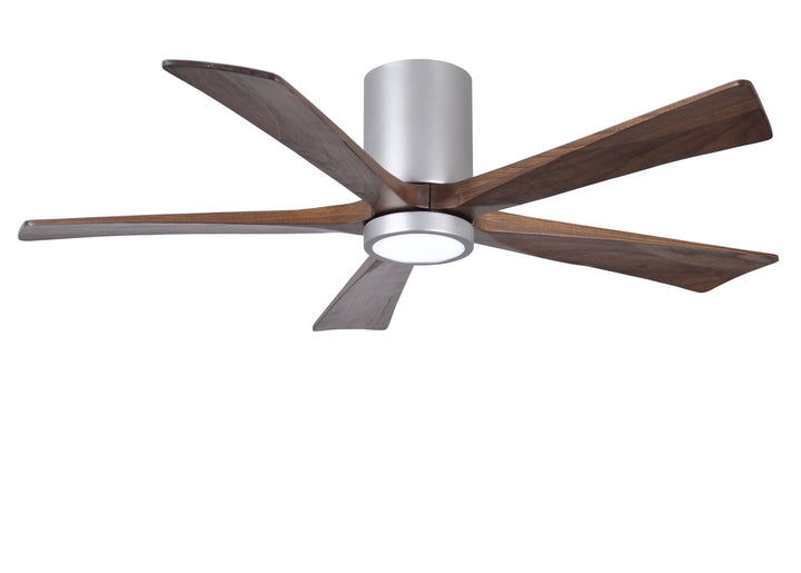 Matthews Fan Company Irene IR5HLK-BN-WA-52 Ceiling Fan 52 - Brushed Nickel, Walnut Tone/