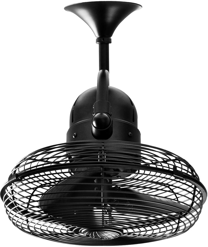 Matthews Fan Company Kaye KC-BK Ceiling Fan 11 - Matte Black, Matte Black/