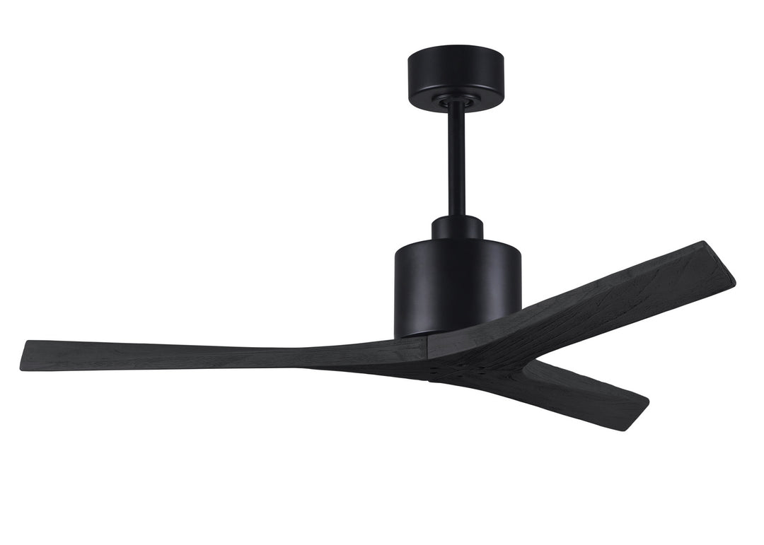 Matthews Fan Company Mollywood MW-BK-BK-52 Ceiling Fan 52 - Matte Black, Matte Black/