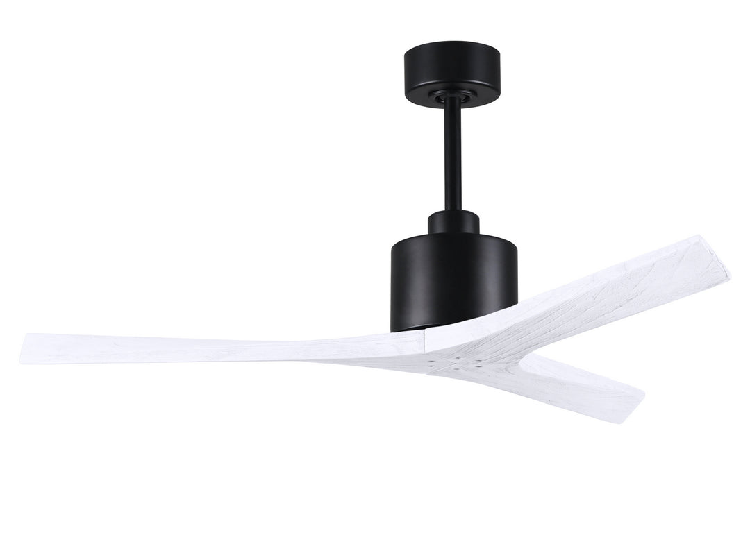 Matthews Fan Company Mollywood MW-BK-MWH-52 Ceiling Fan 52 - Matte Black, Matte White/