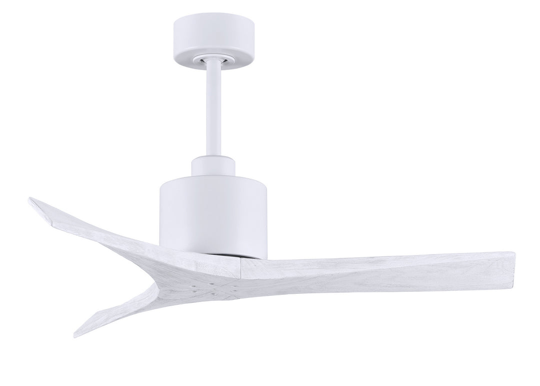 Matthews Fan Company Mollywood MW-MWH-MWH-42 Ceiling Fan 42 - Matte White, Matte White/