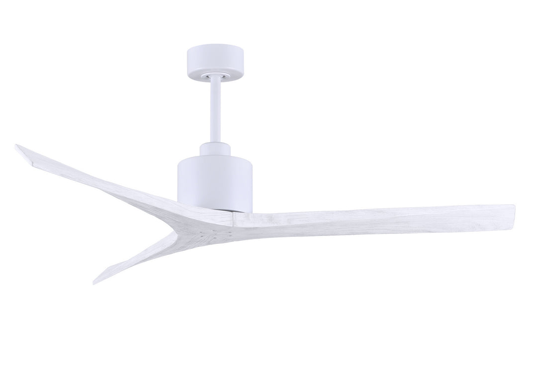 Matthews Fan Company Mollywood MW-MWH-MWH-60 Ceiling Fan 60 - Matte White, Matte White/