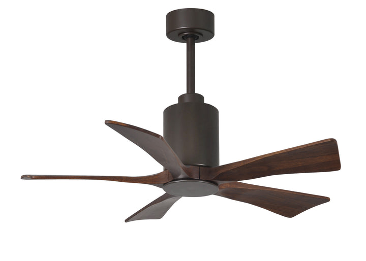 Matthews Fan Company Patricia PA5-TB-WA-42 Ceiling Fan 42 - Textured Bronze, Walnut Tone/