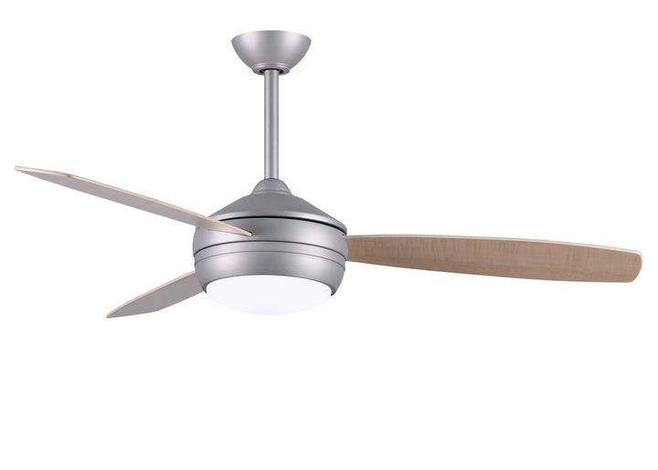 Matthews Fan Company T-24 T24-BN-MABW-52 Ceiling Fan 52 - Brushed Nickel, Maple/Barn Wood/