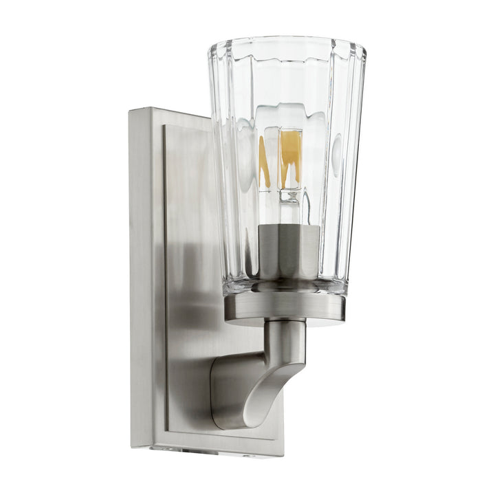 Quorum 5201 Series 5201-1-65 Wall Sconce Light - Satin Nickel