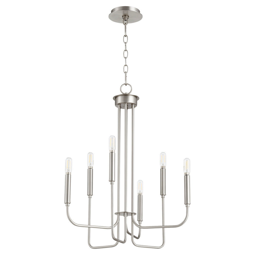 Quorum Hope 630-6-65 Chandelier Light - Satin Nickel