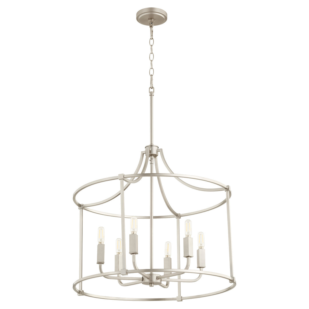 Quorum Olympus 646-6-65 Pendant Light - Satin Nickel