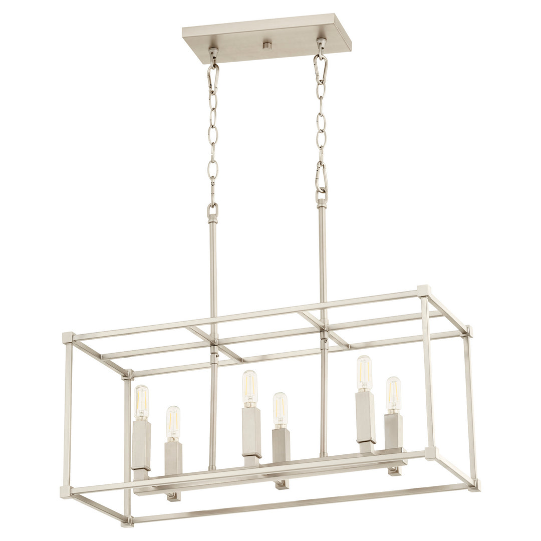 Quorum Olympus 656-6-65 Pendant Light - Satin Nickel
