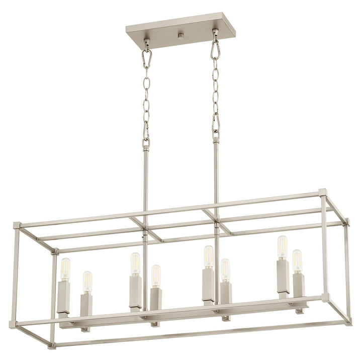 Quorum Olympus 656-8-65 Pendant Light - Satin Nickel