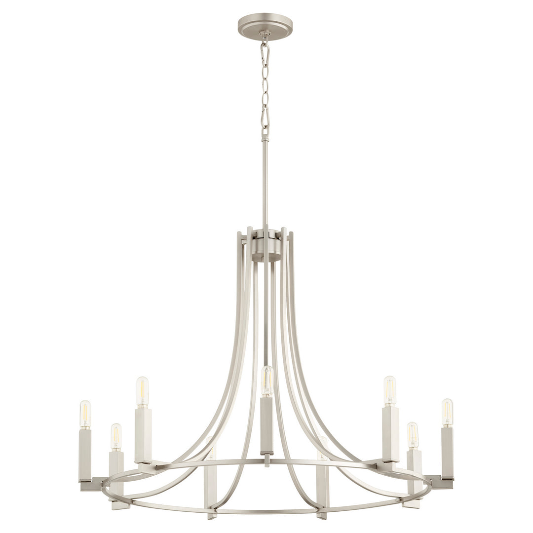 Quorum Olympus 696-9-65 Chandelier Light - Satin Nickel