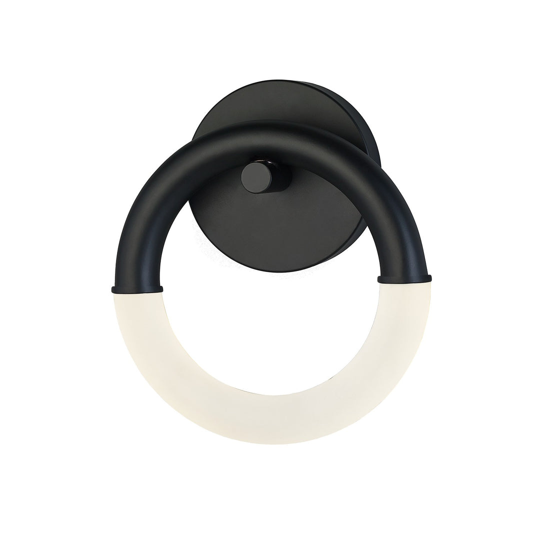 Justice Designs Revolve ACR-4201-FRST-MBLK Wall Light - Matte Black