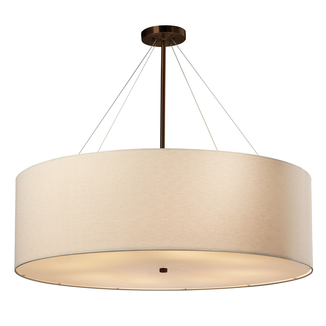 Justice Designs Classic FAB-9594-CREM-DBRZ Chandelier Light - Dark Bronze