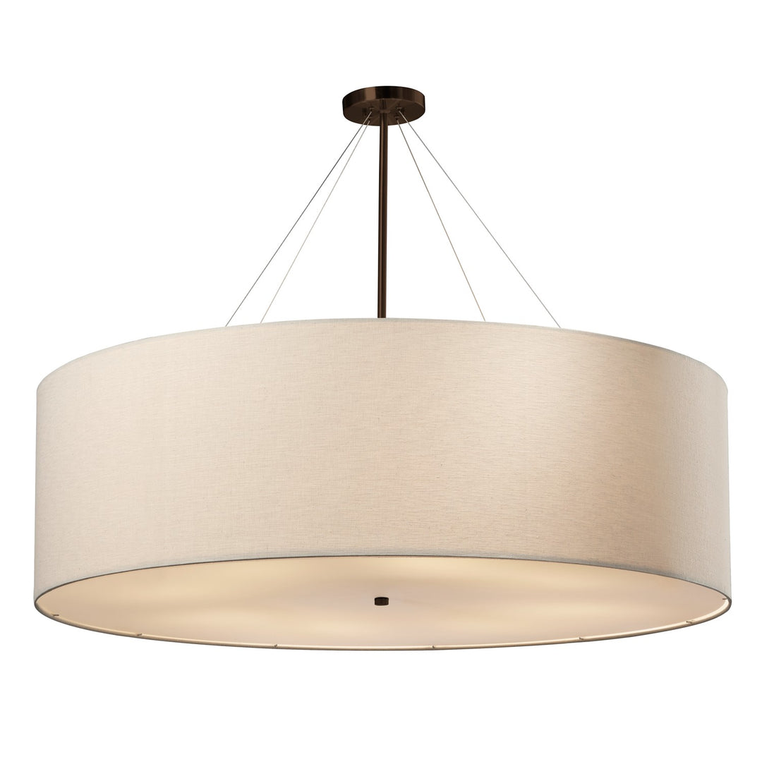 Justice Designs Classic FAB-9597-CREM-DBRZ Chandelier Light - Dark Bronze
