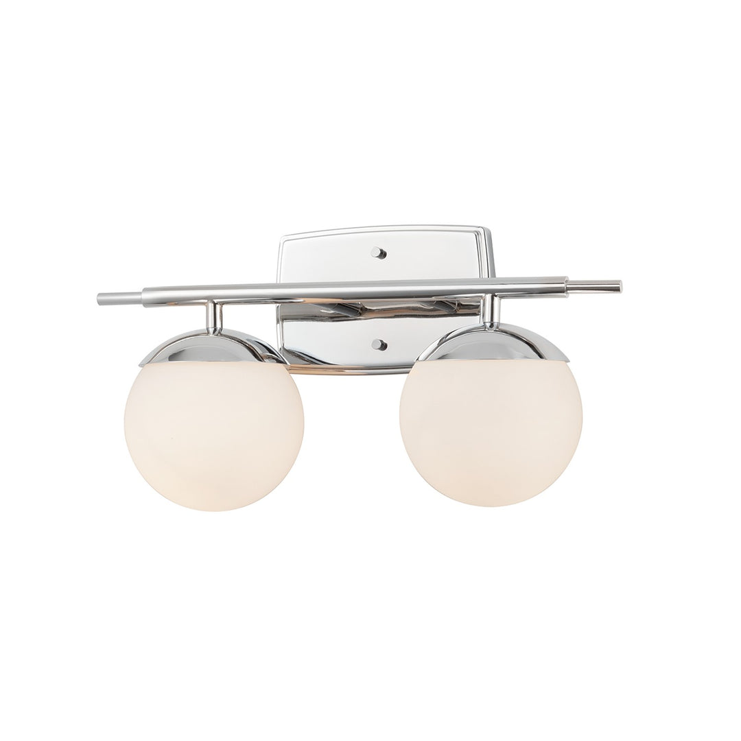 Justice Designs Epoch FSN-8962-OPAL-CROM Bath Vanity Light 18 in. wide - Polished Chrome