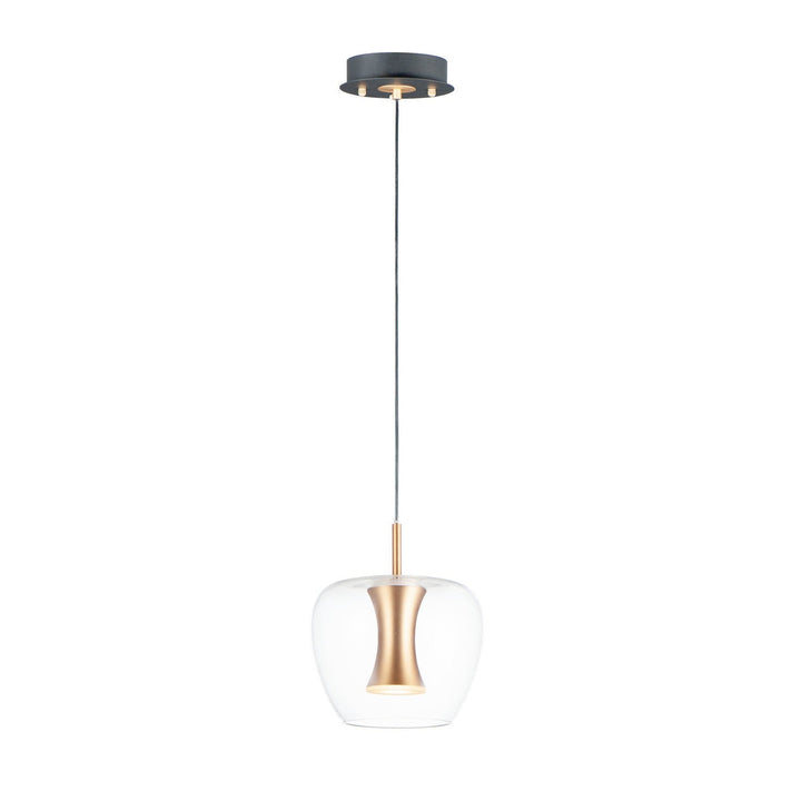 ET2 by Maxim Newton E24162-18BKGLD Pendant Light - Black / Gold