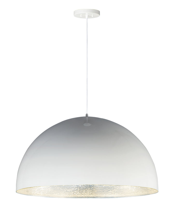 ET2 by Maxim Hemisphere E24906-GWAL Pendant Light - Gloss White / Aluminum