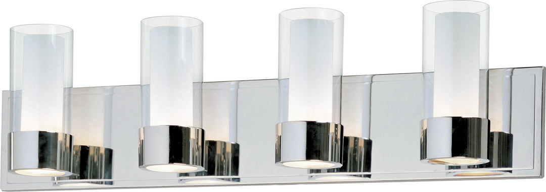 Maxim Silo 23074CLFTPC/BUL Bath Vanity Light 27 in. wide - Polished Chrome