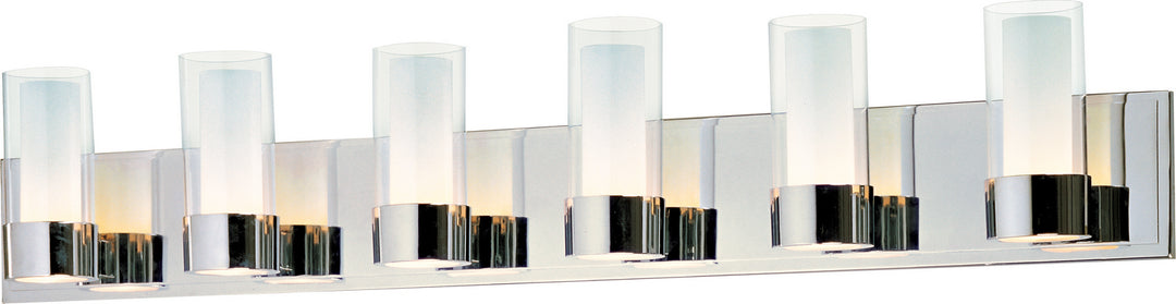 Maxim Silo 23076CLFTPC/BUL Bath Vanity Light 40 in. wide - Polished Chrome