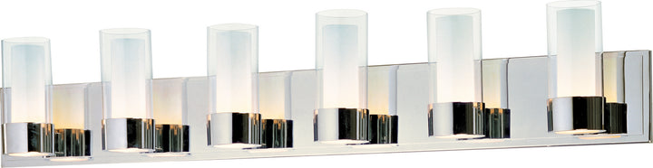 Maxim Silo 23076CLFTPC/BUL Bath Vanity Light 40 in. wide - Polished Chrome