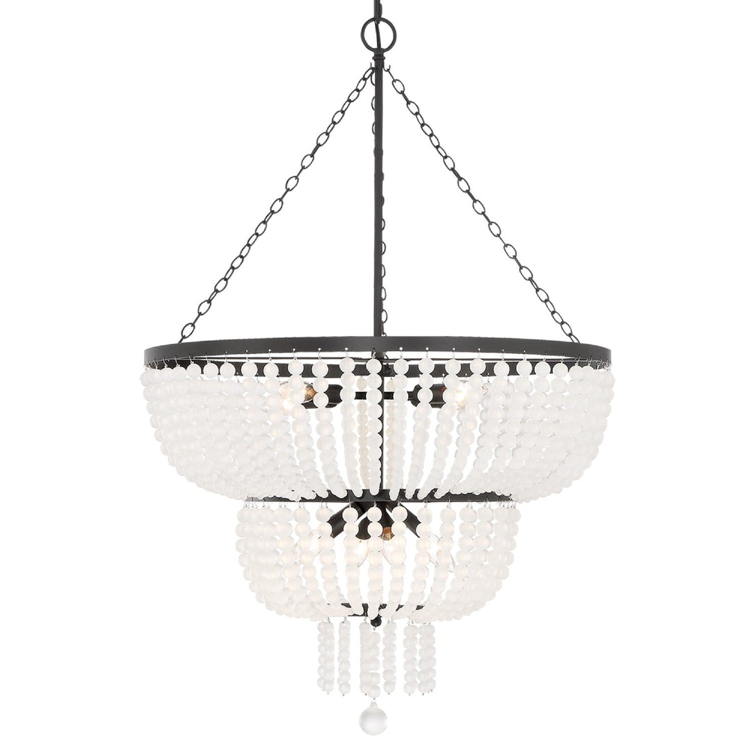 Crystorama Rylee 610-MK Chandelier Light - Matte Black