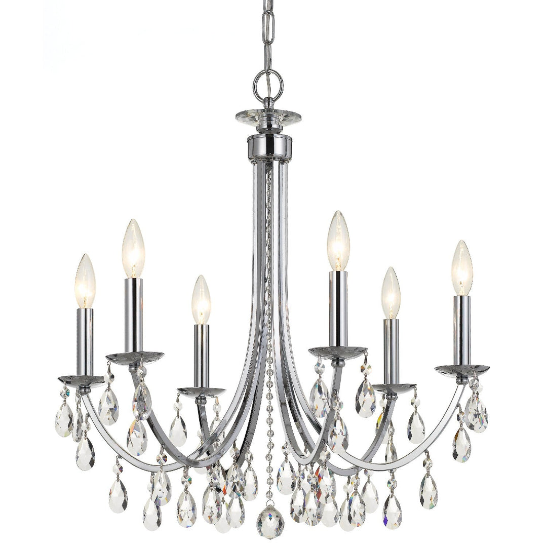 Crystorama Bridgehampton 8826-CH-CL-S Chandelier Light - Polished Chrome