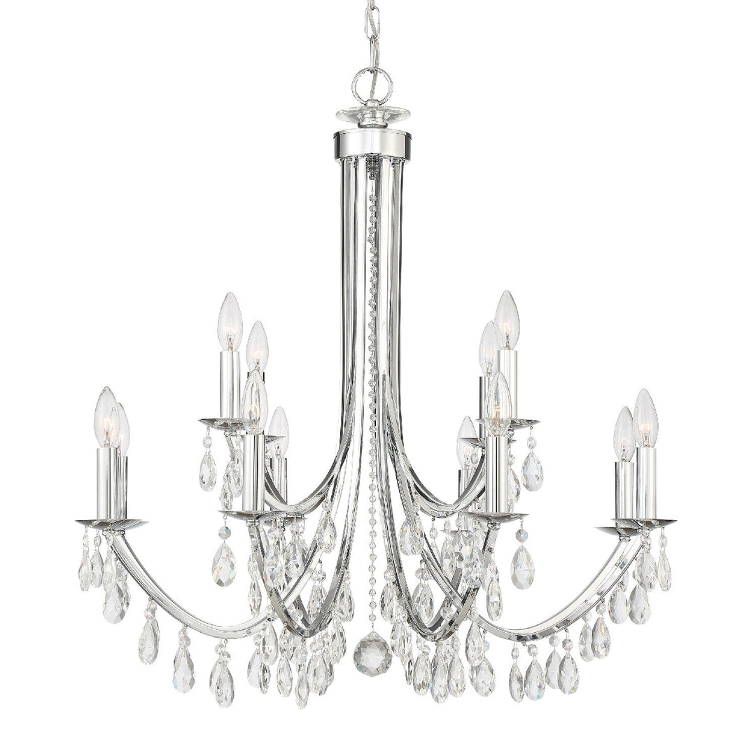 Crystorama Bridgehampton 8829-CH-CL-SAQ Chandelier Light - Polished Chrome