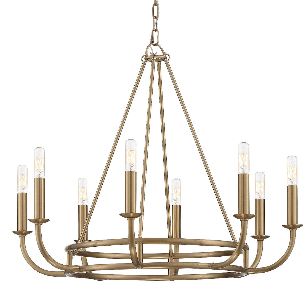 Crystorama Bailey BAI-A2108-AG Chandelier Light - Aged Brass