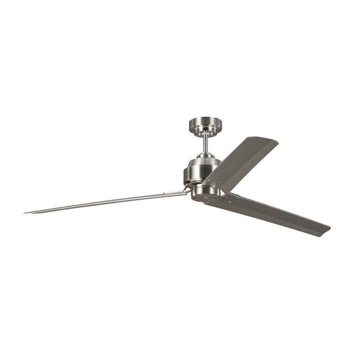 Visual Comfort Fan Arcade 68 3ARR68BS Ceiling Fan - Brushed Steel, Silver/Silver/