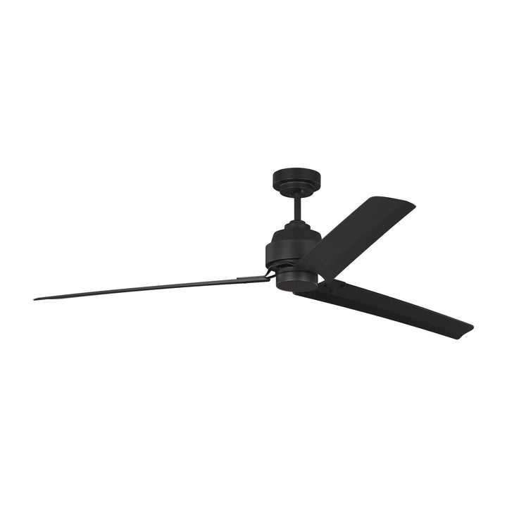 Visual Comfort Fan Arcade 68 3ARR68MBK Ceiling Fan - Midnight Black, Midnight Black/Midnight Black/