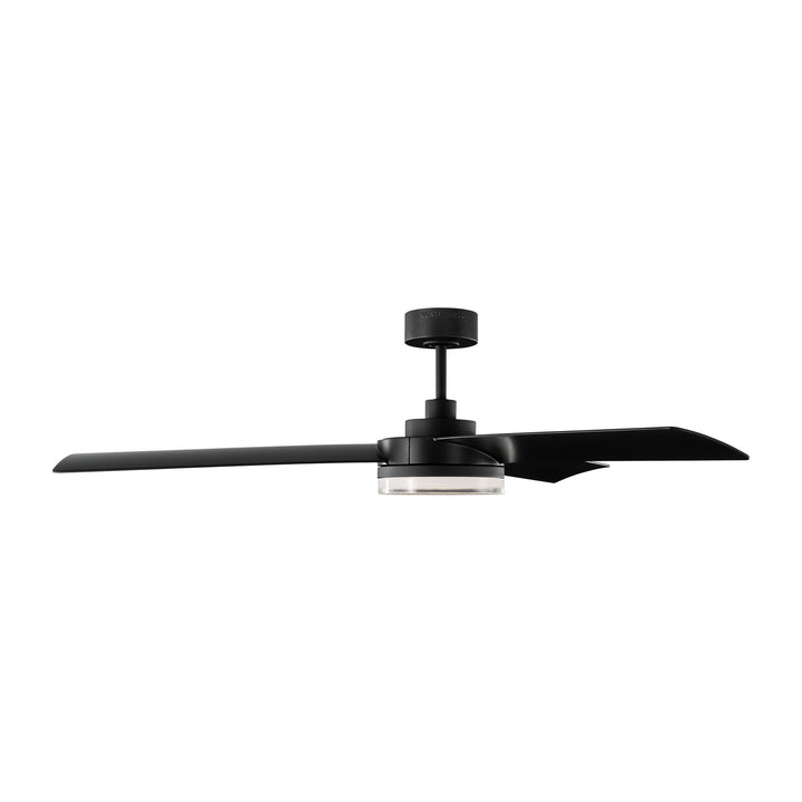 Visual Comfort Fan Cirque 56 3CQR56MBKD Ceiling Fan - Midnight Black, Midnight Black/Midnight Black/