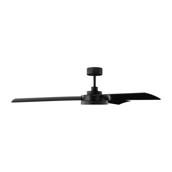 Visual Comfort Fan Cirque 56 3CQR56MBKD Ceiling Fan - Midnight Black, Midnight Black/Midnight Black/