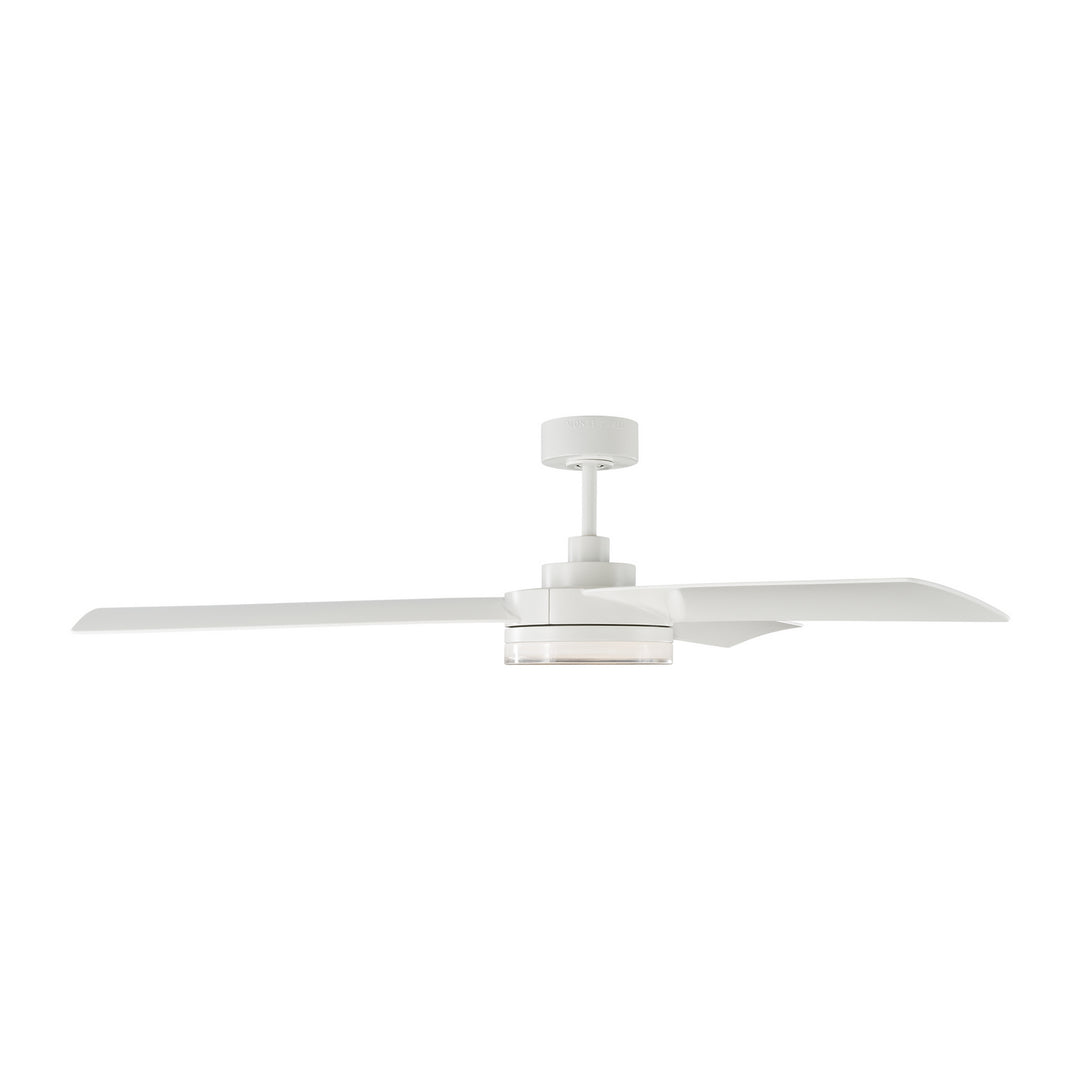 Visual Comfort Fan Cirque 56 3CQR56RZWD Ceiling Fan - Matte White, Matte White/Matte White/