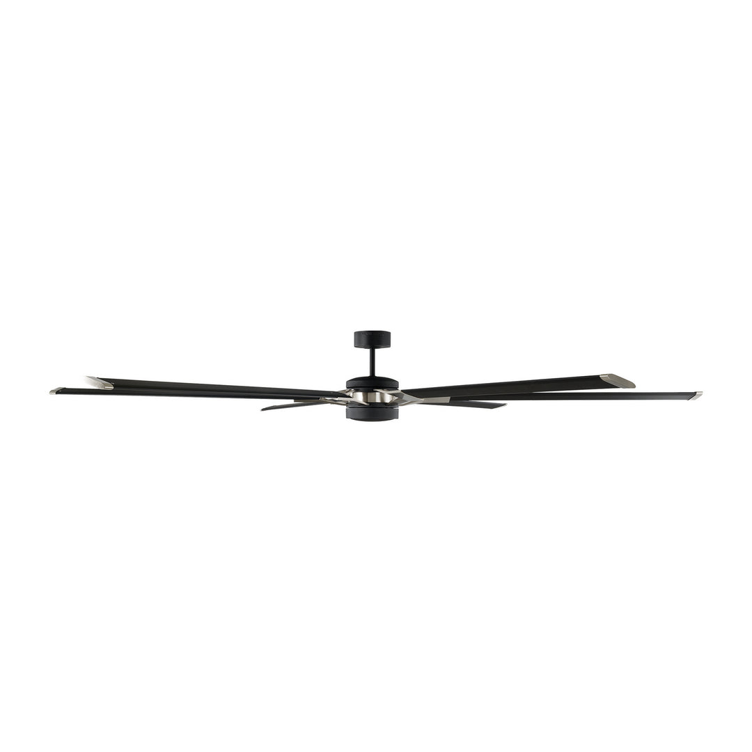 Visual Comfort Fan Loft 96 6LFR96MBKD Ceiling Fan - Midnight Black, Midnight Black/Midnight Black/