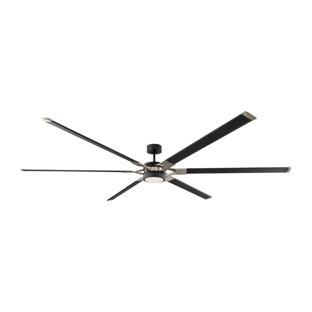 Visual Comfort Fan Loft 96 6LFR96MBKD Ceiling Fan - Midnight Black, Midnight Black/Midnight Black/