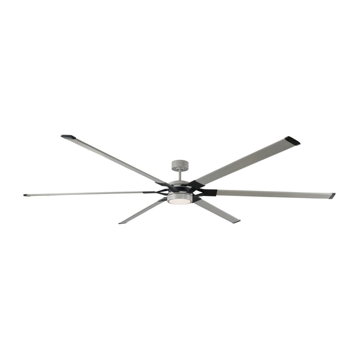 Visual Comfort Fan Loft 96 6LFR96PBSD Ceiling Fan - Painted Brushed Steel, Painted Brushed Steel/Painted Brushed Steel/